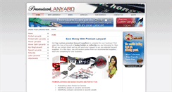 Desktop Screenshot of premiumlanyard.com